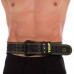 Пояс атлетичний шкіряний Velo XL чорний-салатовий, код: VL-8180_XL