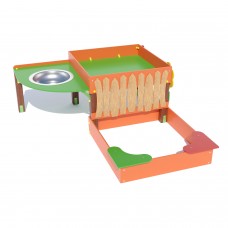 Пісочниця дворівнева для дітей з ОФВ Miros 2560х21770х900 мм, код: DIO1103
