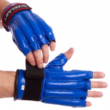 Снарядні рукавички Zelart M синій, код: ZB-4225_MBL