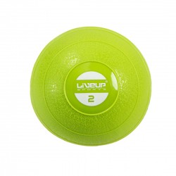Медбол м"який LiveUp Soft Weight Ball 2 кг, зелений, код: 6951376126280