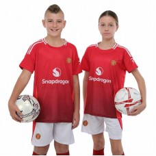 Форма футбольна дитяча Manchester United домашня 2024, розмір 26, зріст 140-145, червоний, код: CO-3761_26