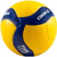М"яч волейбольний Mikasa V360W-SL №5, жовтий-синій, код: 4907225003945