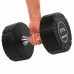 Гантель цільна професійна CPU покриття Zelart 1х27,5кг, чорний, код: TA-3111-27,5