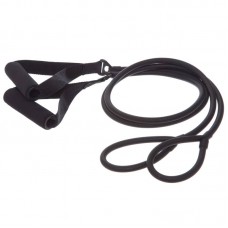 Еспандер трубчастий для фітнесу з ручками BioGym 2шт, чорний, код: FI-1271 Еспандер трубчастий для фітнесу з ручками BioGym 2шт, чорний, код: FI-1271