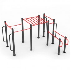 Майданчик для воркаута StreetGym Парк, код: SS00670-LD Майданчик для воркаута StreetGym Парк, код: SS00670-LD