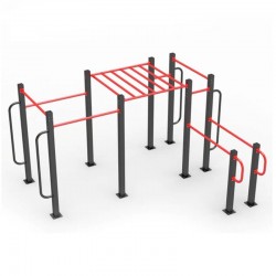 Майданчик для воркаута StreetGym Парк, код: SS00670-LD Майданчик для воркаута StreetGym Парк, код: SS00670-LD