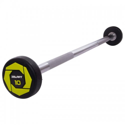 Штанга фіксована пряма Modern Urethane Barbell поліуретанова 10кг, код: TA-2689-10-S52