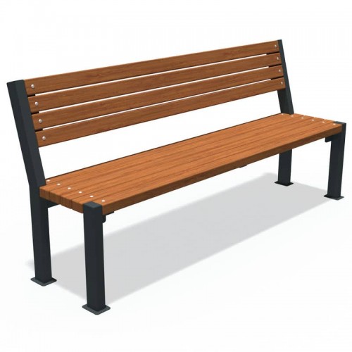 Лавка паркова InterAtletika Подвійна лінія, 1710х503х793 мм, код: LP006-SM Лавка паркова InterAtletika Подвійна лінія, 1710х503х793 мм, код: LP006-SM