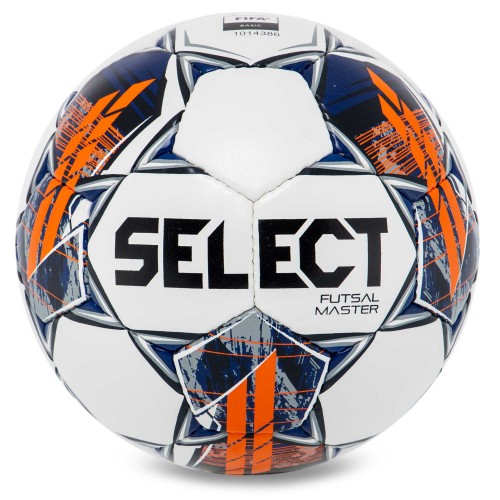 М"яч для футзалу Select Futsal Master FIFA Basic V22 №4, білий-помаранчевий, код: Z-MASTER-WOR