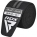 Бинти на коліна RDX KR11 Gym Knee Wrap, чорний-сірий, код: WAH-KR11BG