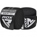 Бинти на коліна RDX KR11 Gym Knee Wrap, чорний-сірий, код: WAH-KR11BG