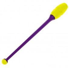 Булава для художньої гімнастики FitGo фіолетовий-жовтий, код: C-6176_VP