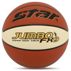 М"яч баскетбольний Star Jumbo FX9 №6, оранжево-білий, код: BB426-25-S52 М"яч баскетбольний Star Jumbo FX9 №6, оранжево-білий, код: BB426-25-S52