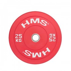 Диск олімпійський HMS CBR25 25 кг, червоний, код: 17-61-024-IN