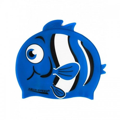 Шапка для плавання дитяча Aqua SpeedZoo Nemo синя рибка, код: 5908217657572