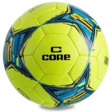 М"яч футбольний Core HI VIS1000 №5 PU, лимонний, код: CR-018-S52