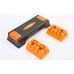 Степ-платформа Zelart 70-75x25x12-23см черный-оранжевый, код: FI-6291-S52