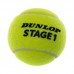 М"яч для великого тенісу Dunlop Stage 1 Green 3шт салатовий, код: DL601338-S52 М"яч для великого тенісу Dunlop Stage 1 Green 3шт салатовий, код: DL601338-S52