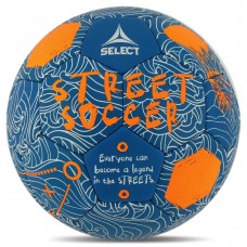 М"яч футбольний Select Street Soccer V24 №4,5 синій-помаранчевий, код: Street-BO-S52