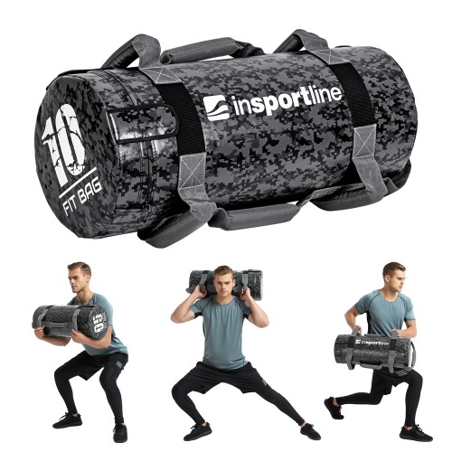 Сумка для тренувань inSPORTline з піском Fitness Crossfit Fitbag Camu 10 кг, код: 17892-IN