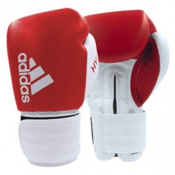 Боксерські рукавички Adidas Hybrid 200, 16oz, червоно-білий, код: 15584-535