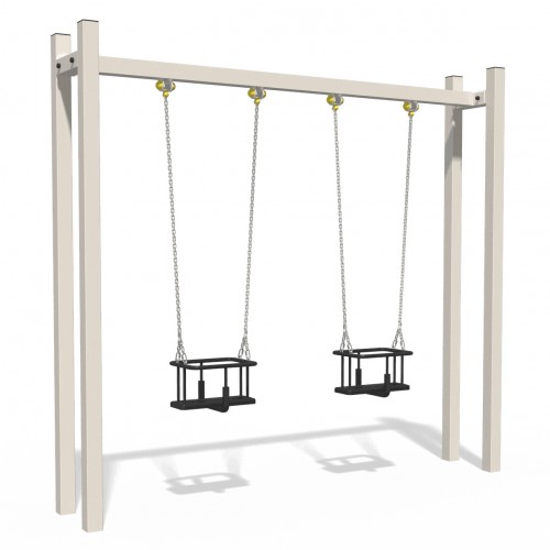 Гойдалка подвійна на ланцюгах Місто InterAtletika, код: TE431-КВТ-SM