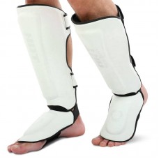 Захист гомілки та стопи для єдиноборств Hard Touch, розмір M, білий, код: BO-4229_MW