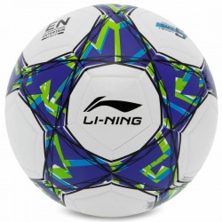 М'яч футбольний LI-Ning №5, білий-синій, код: LFQK695-1-S52 М'яч футбольний LI-Ning №5, білий-синій, код: LFQK695-1-S52