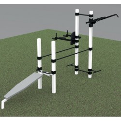 Вуличний спортивний комплекс Ladas 2675x4050x3000 мм, код: УВ-12