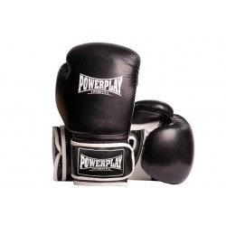 Боксерські рукавиці PowerPlay 12 унцій, чорні, код: PP_3019_12oz_Black
