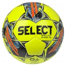 М"яч футбольний Select Brillant Super FIFA TB v22 (FIFA Quality Pro) №5, жовто-сірий, код: 5703543292509