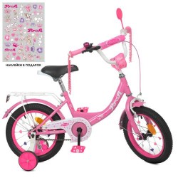 Велосипед дитячий Profi Kids Princess d=12, рожевий, код: Y1211-MP