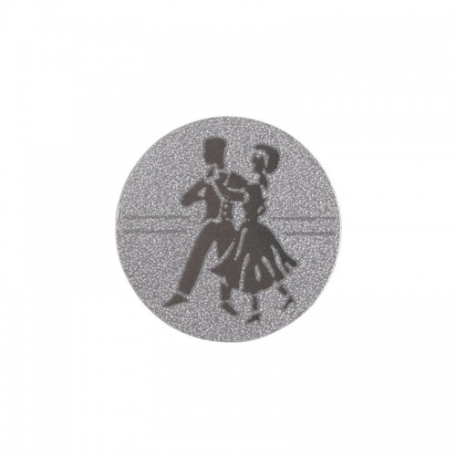 Жетон-наклейка PlayGame Танці 25мм срібна, код: 25-0052_S-S52