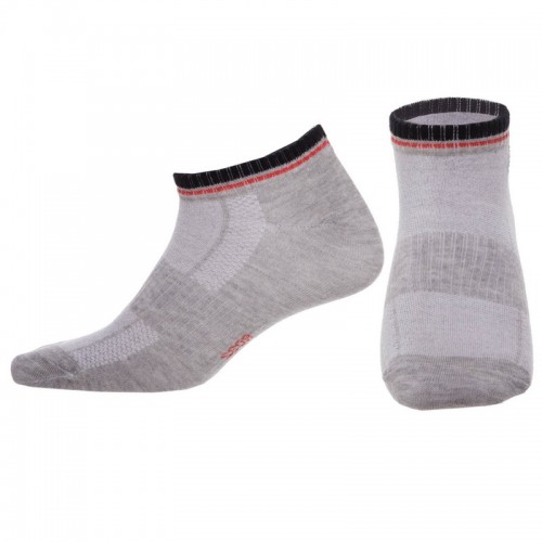 Шкарпетки спортивні укорочені New Balance, розмір 40-44, сірий, код: BC-3920_GR