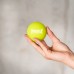 Масажний силіконовий м"яч PowerPlay Silicone Lacrosse Ball 63 мм, зелений, код: PP-4354_Green