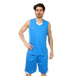 Форма баскетбольна чоловіча PlayGame Lingo XL (ріст 165-170), блакитний-білий, код: LD-8002_XLNW
