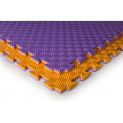 Мат-татамі ластівчин хвіст Lanor 1000х1000х20мм, помаранчево-фіолетовий, код: 1354501642-E
