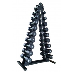 Стійка для гантелей ялинка RN-Sport під ряд 1-10 кг (без гантель), код: St-ELK