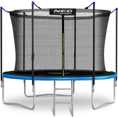 Батут Neo-Sport з внутрішньою сіткою 8 футів 252 см, чорно-синій, код: NS-08W241-IN