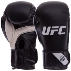 Рукавички боксерські на липучці UFC Pro Fitness 14oz, чорний, код: UHK-75028-S52