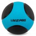 М"яч медичний медбол Medicine Ball LiveUp 3 кг, чорний-синій, код: LP8112-3