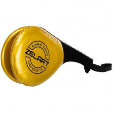 Ракетка для тхеквондо подвійна Zelart золотий, код: BO-1238_Y