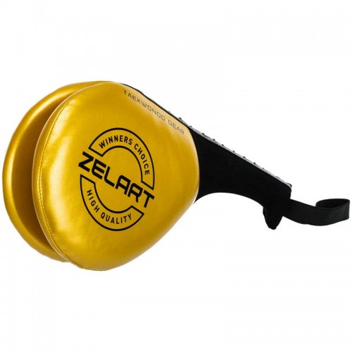 Ракетка для тхеквондо подвійна Zelart золотий, код: BO-1238_Y