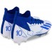 Бутси футбольні дитячі з носком PlayGame розмір 39, білий-синій, код: 9047-35-39-3_39
