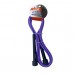 Скакалка LiveUp Jump Rope LS3115-N-P 2750 мм, чорний-фіолетовий, код: 6951376160642