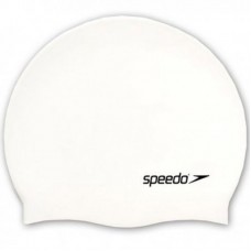 Шапка для плавання дитяча Speedo Flat Silicone Cap Team Ju білий, код: 5151746380040