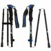 Трекінгові палиці Mountain Pro+ 43-130 см, чорний-синій, код: P-5907739318244