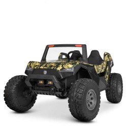 Дитячий електромобіль Bambi Джип M 4170EBLRS-18(24V) чорний камуфляж, код: 6903317568666