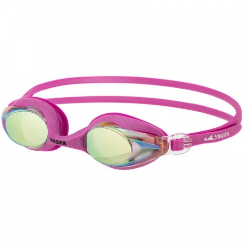 Окуляри для плавання дорослі дзеркальні лінзи Yingfa фіолетовий, код: Y770AF-M_V