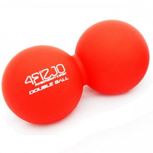 Масажний м'яч подвійний 4FIZJO Lacrosse Double Ball 6.5 x 13.5 см Red, код: P-5907222931219